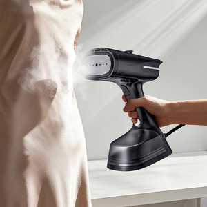 Garment <b>Steamer</b> Portable High Power Steam Brush Dual Use Wet Dry Self Cleaning 6000pa Black - Product Image 2