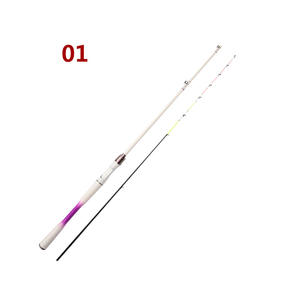 Caña de Pescar de Fibra de Vidrio para Lanzamiento desde la Orilla, 1.8m 2.1m, Mango de <span class=keywords><strong>Madera</strong></span>, Multi-sección, Punta Suave - Product Image 3