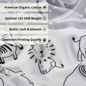 Sábana Ajustable Elástica Compacta Portátil para Bebé, 100% Algodón Orgánico, Ecológica, Hipoalergénica, para Colchón Estándar - Product Image 3