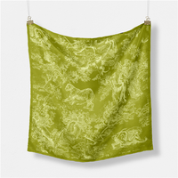 Nouveaux modèles foulards de cou personnalisés 53*53cm soie imprimé carré châle musulman Hijab Tudung Bawal femmes Bandana écharpe