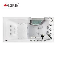 Baignoire autoportante CKB à prix avantageux, moderne, pour spa, avec fonction massage, en acrylique, à accès facile