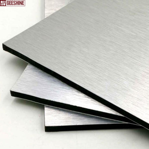 Chất lượng cao 4x8feet 3mm 4mm 6mm pvdf PE ACP <span class=keywords><strong>ACM</strong></span> chải Bạc nhôm Composite Panels - Product Image 2