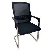 Chaise de bureau moderne respirante en maille du fabricant Chaises de conférence confortables en métal à pattes d'arc rentables pour