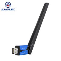 Adaptador WiFi USB, Adaptador WiFi para PC de Escritorio, Red Inalámbrica de Doble Banda de 900 Mbps 2.4 GHz/5 GHz, Plug and Play, Compatible con Win10/11