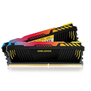 WHALEKOM PC RGB RAM DDR5 16GB 1.1V 4800MHz Mémoire pour ordinateur de bureau