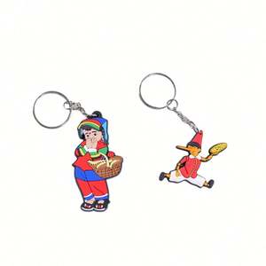 Wholesale China Anime Keychain Cheap Promotional Items 3d Custom Shaped Soft Pvc <b>Key</b> <b>Chain</b> with logo - Product Image 3