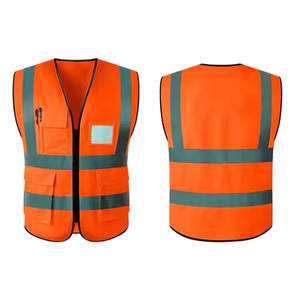 Conception réglable durable réfléchissante de gilet de sécurité élevé léger de visibilité pour la construction et la sécurité routière de secours - Product Image 3