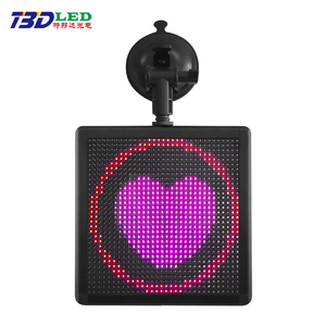 Auto Heckscheiben ausdruck Interaktive LED-Anzeige 150*150*20mm Werbung LED-Bildschirm Tragbare LED APP Programmier bare LED-Zeichen - Product Image 3