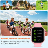 Reloj Inteligente para Niños, Reloj Inteligente Deportivo Android con GPS, WIFI, SOS, Videollamada, Cámara, Tarjeta SIM 4G, Llamadas Telefónicas, Juegos, IA
