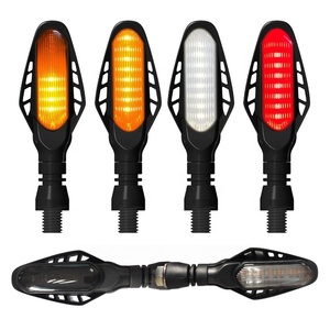 Phổ dẫn tín hiệu rẽ phía trước lái xe bên chỉ số hổ phách nhấp nháy xe máy chuyển ánh sáng E4 CE không thấm nước với đèn phanh - Product Image 3