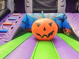 Casa Inflable <span class=keywords><strong>de</strong></span> Terror Ceyu, Castillo Inflable con Pasillo y Área <span class=keywords><strong>de</strong></span> Brincos para Alquiler en Eventos <span class=keywords><strong>de</strong></span> Halloween - Product Image 5