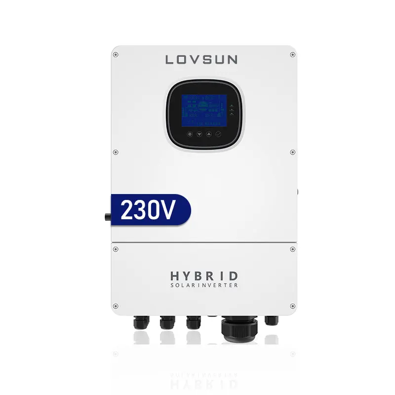 High Effciency Hybrid Inverter 5Kw Single Phase Inverter 5500W Home Use Solar Energy System Price