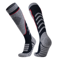 Haute Qualité Respirant Personnalisé Hiver Chaud Sports Épaissie Serviette Confortable Compression Ski Chaussettes D'hiver Genou Chaussettes