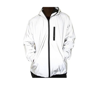 Custom Men's Reflective Rain Jacket Custom Embroidered <strong>Nylon</strong> Plus Streetwear Casual Vintage Plus XL Zipper Spring Summer Sports - Product Image 6