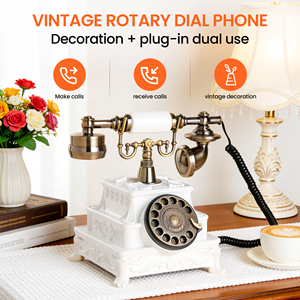 <span class=keywords><strong>Téléphone</strong></span> d'hôtel rétro vintage, <span class=keywords><strong>téléphone</strong></span> <span class=keywords><strong>rotatif</strong></span> <span class=keywords><strong>à</strong></span> <span class=keywords><strong>cadran</strong></span>, <span class=keywords><strong>téléphone</strong></span> fixe filaire <span class=keywords><strong>à</strong></span> l'ancienne, style antique européen, décoration d'intérieur, cadeau - Product Image 6