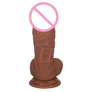 Dildo réaliste <span class=keywords><strong>XXL</strong></span> épais et volumineux pour femmes, doux, à densité unique, 100% étanche, télécommandé, vibrant, chauffant, avec gland volumineux et large - Product Image 5