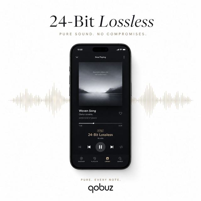 Qobuz 12-Month Studio Premier Hi-Res Streaming Service MAC Account Global Music 24-Bit Lossless