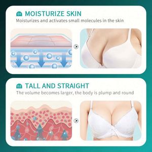 Huile bronzante liquide pour le corps Sadoer au lait de coco, meilleur soin des seins, massage raffermissant pour poitrines généreuses, biologique, pour l'amélioration et le raffermissement de la beauté des seins. - Product Image 6