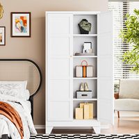 Armoire de rangement en acier démontable OEM/ODM, mobilier de cuisine moderne en métal avec portes style Shaker