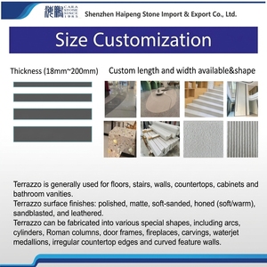 กระเบื้องเทอร์ราซโซทำมือ แผ่นหินเทอร์ราซโซธรรมชาติ พื้นเทอร์ราซโซสำหรับงานสถาปัตยกรรม ตกแต่งภายใน - Product Image 5