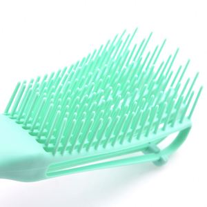 Brosse démêlante antistatique en plastique à logo personnalisé, vente directe usine, peigne creux Octopus, brosse à cheveux ventilée pour cheveux secs et humides - Product Image 5