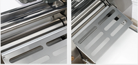 Machine à rouler en acier inoxydable de qualité commerciale pour table, laminoir continu pour croissants pour boulangerie