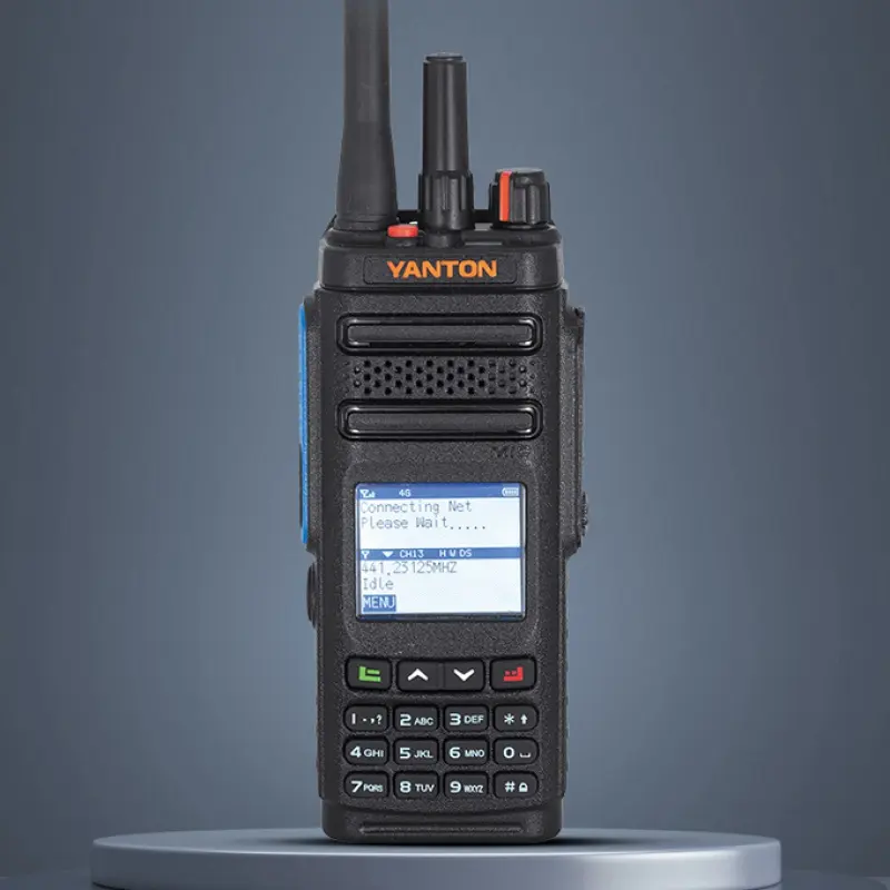 Push to talk over IP 4G Rádio celular DMR/Analógico POC Walkie Talkie YANTON DM-68 Modo duplo