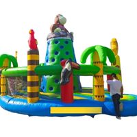 Murs d'escalade gonflables pour aire de jeux jeux jeux de course mur d'escalade gonflable videur