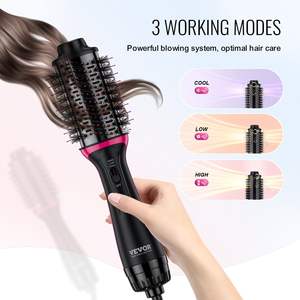 Brosse sèche-cheveux ovale Vevor de 2,56 pouces, double tension, ionique, pour lisser et boucler les cheveux - Product Image 6