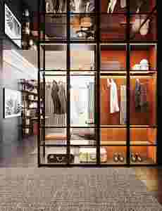 Armario de Almacenamiento de Madera y Aluminio, Juego de Armario Personalizado, Armario Vestidor, Muebles de Guardarropa - Product Image 3