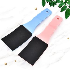 Foot <b>File</b> Dead Skin Remover Double Sided Sandpaper For Home Use Plastic Handle Blue Pink White - Product Image 3