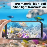Usine en gros 360 Protection complète PC TPU Film de protection d'écran intégré Anti chute IP68 étui de téléphone étanche pour iPhone