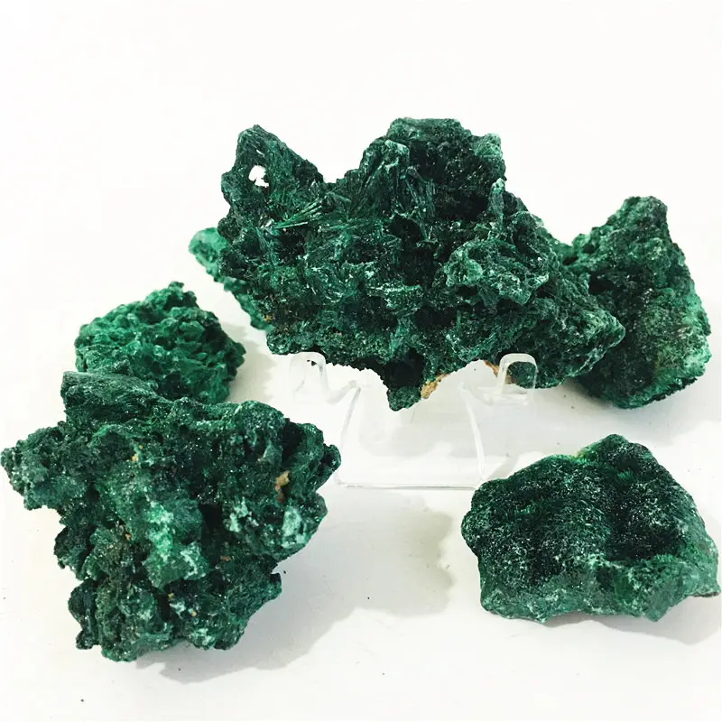 Campione minerale naturale all'ingrosso Malachite grezza di pietra di cristallo di Azurite grezza per la decorazione curativa