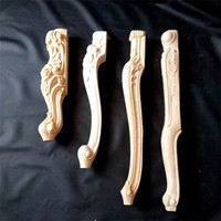 Pieds de table en bois massif de style Queen Anne/victorien, bon prix, pieds de meubles sculptés, salle à manger, cuisine, hôtel, salon, style européen