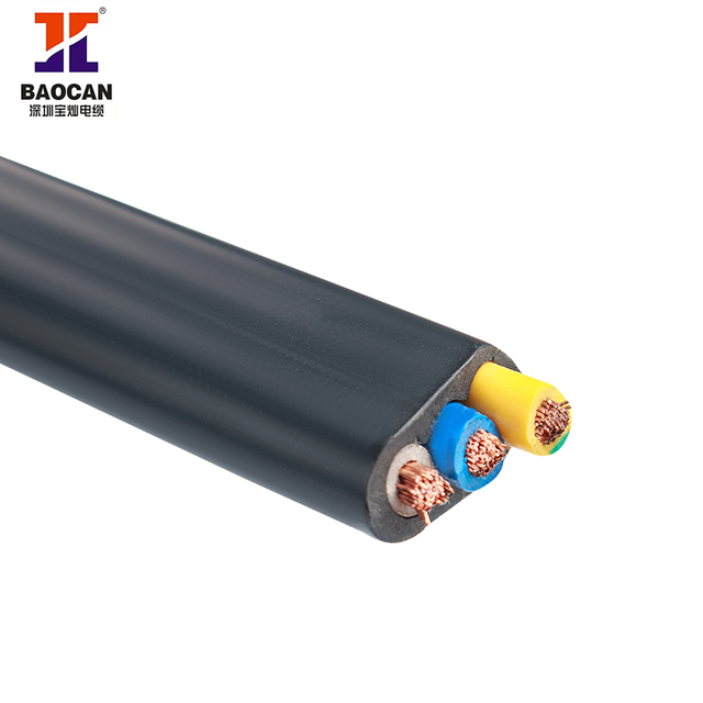 12/2 10/2 W/G waterproof flexible PVC silicone flat submersible pump cable rubber power cables
