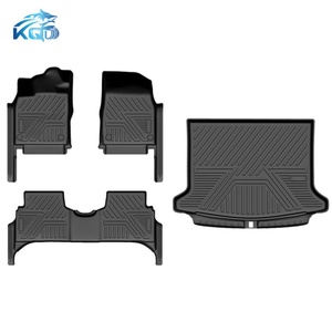 Alfombrillas de Coche y Alfombrilla de Maletero Trasera de TPE Impermeables y Fáciles de Instalar de Alta Calidad KQD para Volkswagen ID3 - Product Image 1
