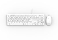 Logo personnalisé Ensemble souris et clavier filaire avec disposition russe/arabe Mini combo électrique USB pour PC pour le bureau et les jeux
