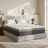 Matelas en mousse à mémoire de forme orthopédique compressé haute élasticité 160x200cm certifié pour la vente en gros, idéal pour la maison et les chambres d'hôtel