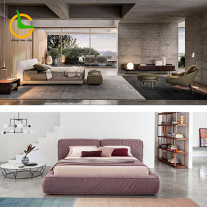 Nouveau Canapé Modulaire Sectionnel Confortable en Tissu Lin Moderne 2026 – Canapé Compressé, Mobilier Minimaliste pour Salon de Villa, Rembourré - Product Image 6