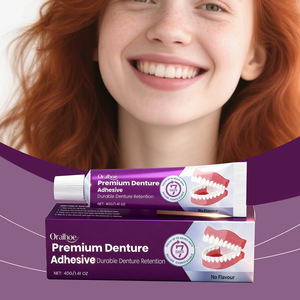 Gel Temporaneo per Riparazione Denti, Previene il Sganciamento della Protesi, Cura Delicata delle Gengive, Crema Adesiva per Fissaggio Protesi 40g - Product Image 1