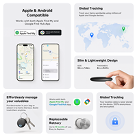 Traceur intelligent de construction robuste en ABS pour la vente en gros avec logo et compatible Android, compatible Google Find My Tag et Google Find My Item Finder