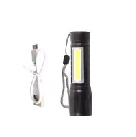 Lampu Senter LED Mini Kecil Terang, Dapat Diisi Ulang dengan USB-C untuk Berkemah dan Keadaan Darurat di Rumah