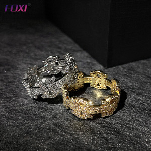 Homens jóias Hip Hop 10k ouro sólido GRA fácil passado testador de diamantes Moissanite Anéis VVS D Brand new 925 Sterling Silver Ring Mulheres - Product Image 1