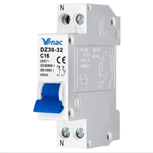 DPN tek kutuplu DZ30 kalıplı kasa devre kesiciler 1P + N 6-32A 2P elektrik AC/DC aşırı yük koruma anahtarı - Product Image 2