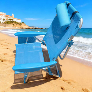 Tây Ban Nha phổ biến xách tay thép không gỉ gấp ghế bãi biển với túi lưu trữ 250ibs công suất dễ dàng mang theo thiết kế hiện đại - Product Image 5