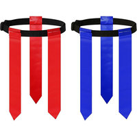 Drapeaux de signalisation réglables pour entraînement de football, pour jeunes et adultes, pour entraînements d'équipe et événements sportifs, avec logo personnalisé