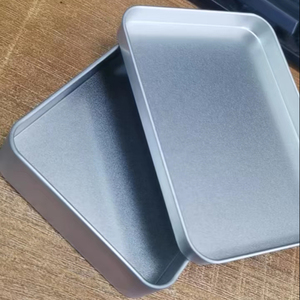 Custom Printed Small Embossing Rectangle Metal Tinplate Tin Box Mint Sliding Tin Box