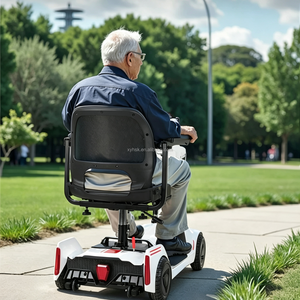 Leichter 4-Rad-Scooter, 250W Tragbarer Elektrischer <span class=keywords><strong>Senioren</strong></span>-Scooter Faltbar für Ältere Reisen und Outdoor-Nutzung - Product Image 6