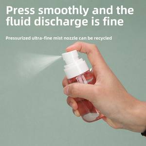 Flacon pulvérisateur portable PCR à brume ultra-fine, en forme de U, fond épais, en plastique PET, pompe à pression, tailles 30ml/60ml/80ml/100ml, pour <span class=keywords><strong>shampoing</strong></span> - Product Image 3