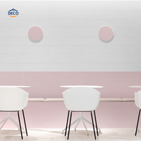 Carrelage rose pour salle de bain Dalle de porcelaine brillante Surface de marbre avec bon prix Carrelage flexible pour projet d'hôtel Salle de bain